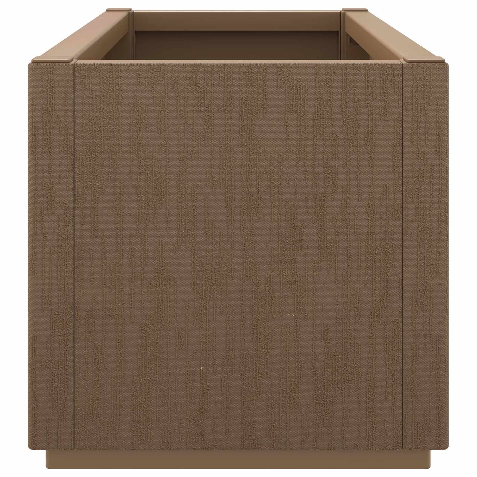 ComfortXL - Grande Jardinière Rectangulaire 80L PP Marron pour Jardin et Balcon Bac à Fleurs - ComfortXL Outdoor Living - Image 5