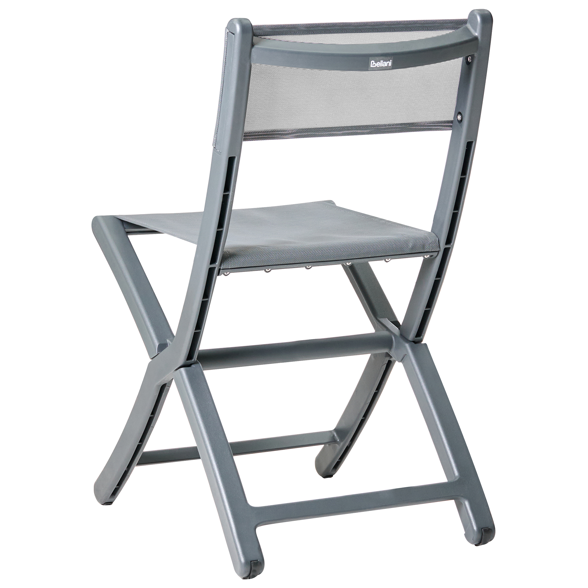Beliani - Chaise de jardin Polypropylène Gris foncé TALCA - 45x53x83- Beliani - Image 5