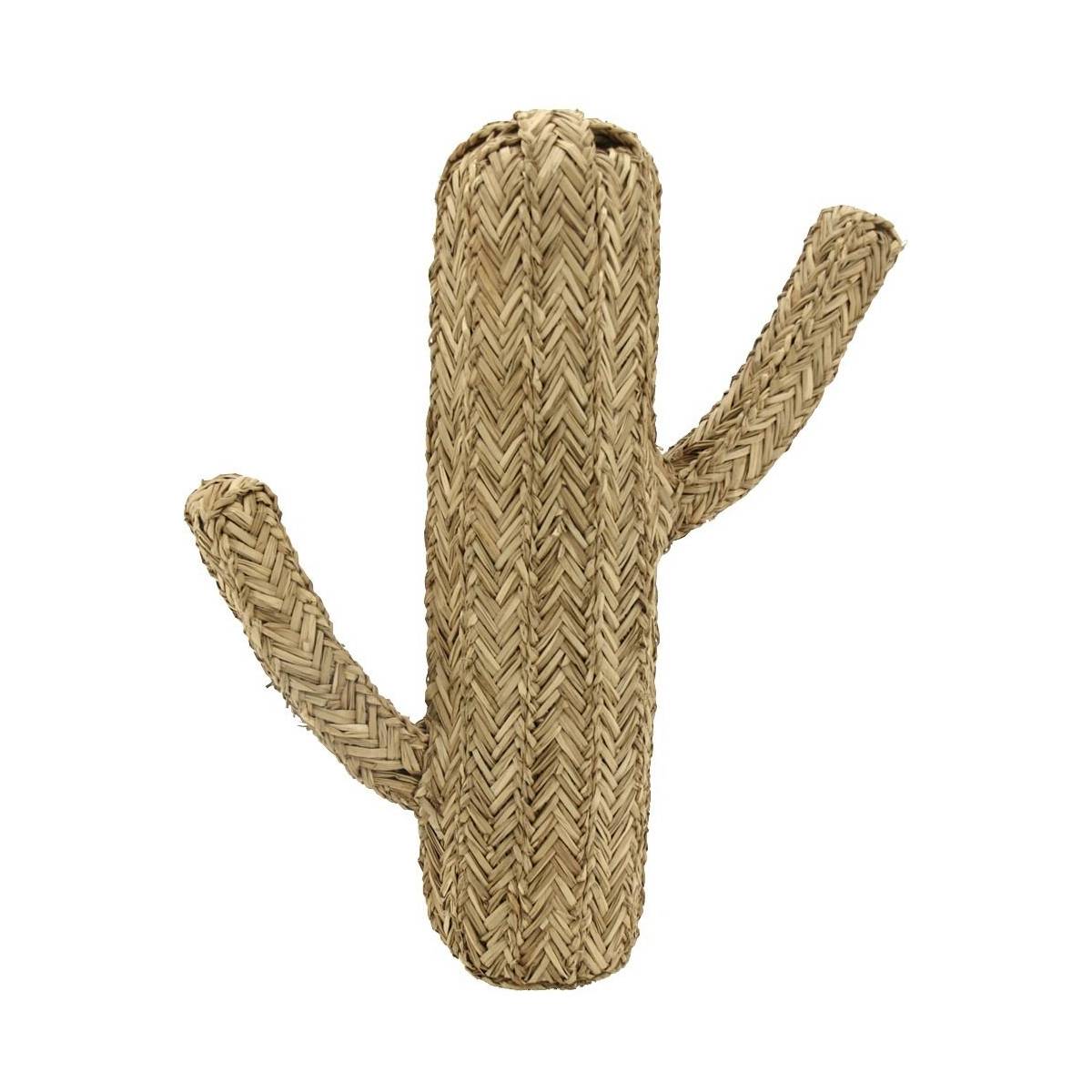 Aubry Gaspard - Cactus en jonc naturel Hauteur 63cm - Imagen 1