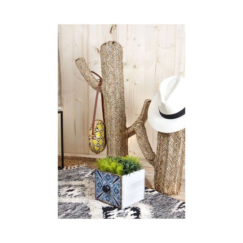 Aubry Gaspard - Cactus en jonc naturel Hauteur 63cm - Imagen 2
