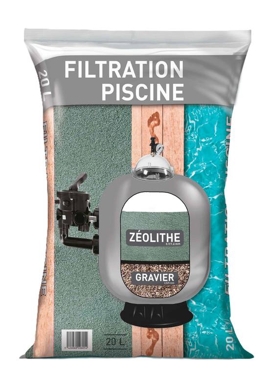 No name - Zéolithe de filtration piscine 0,5/1 en sac de 20 L - Image 2
