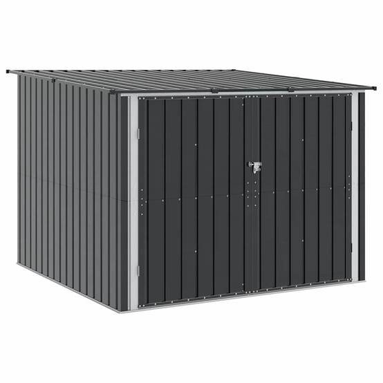 ComfortXL - Abri Vélo Métal Jardin Stockage Sécurisé 215x206cm Anthracite - ComfortXL Outdoor Living - Image 2