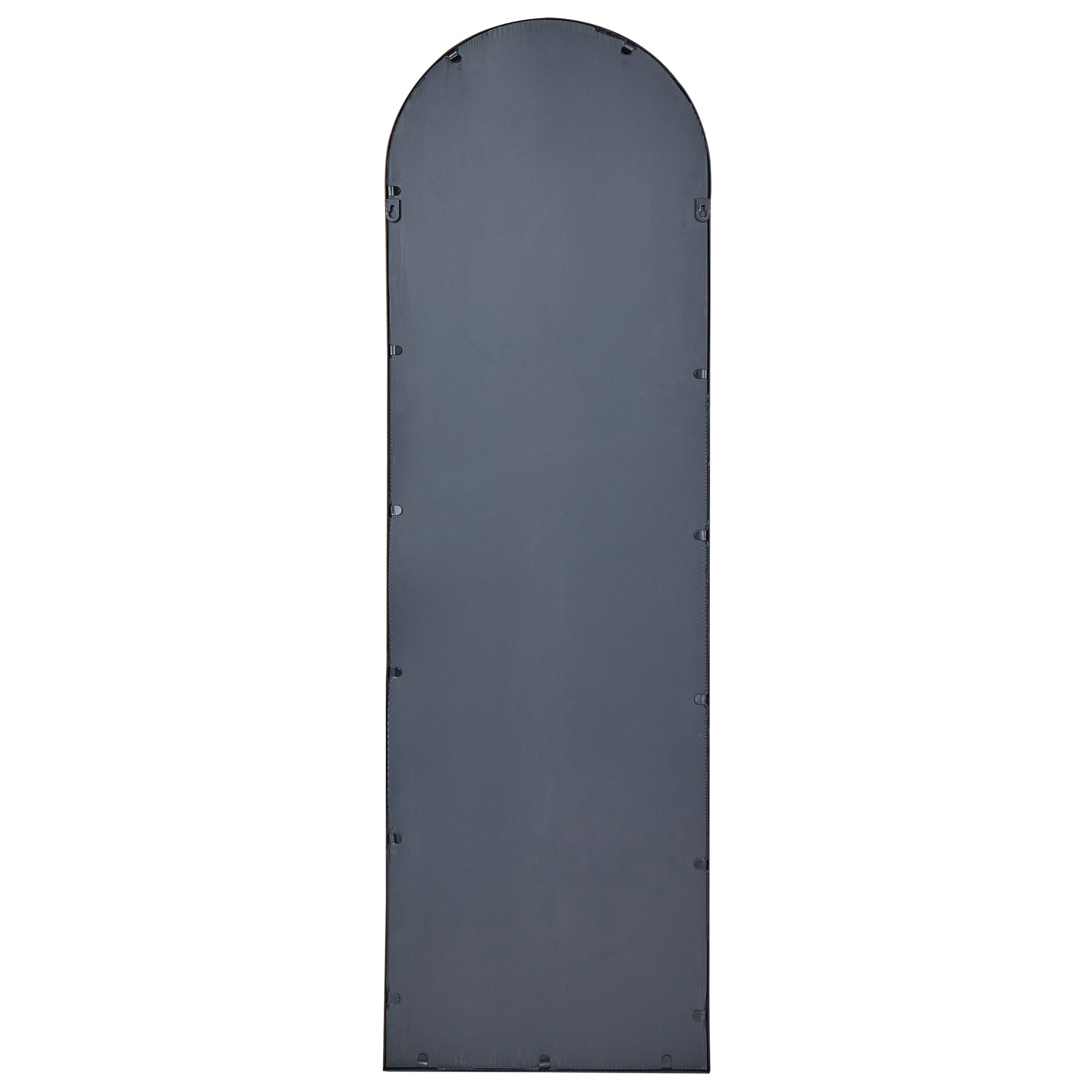 Beliani - Miroir Métal Noir AJAIN - 45x3x146- Beliani - Image 4