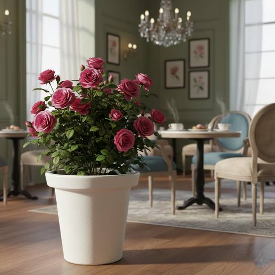 Pot de fleurs 75l delight - plast'up rotomoulage - Image 2