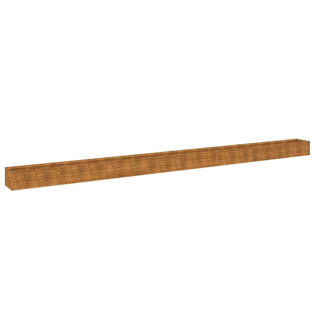 ComfortXL - Carré potager Acier Corten rouillé 770x50x36cm grande longueur – ComfortXL Outdoor Living - Image 2
