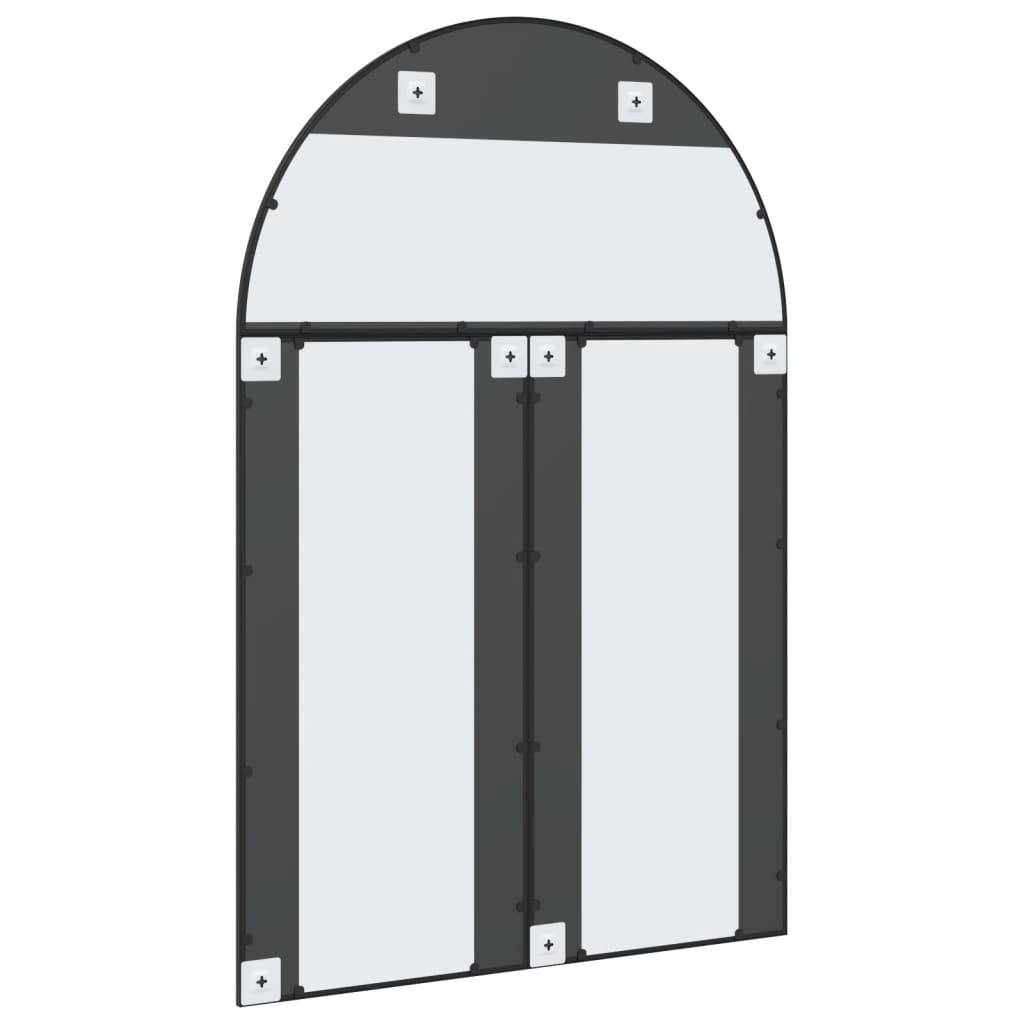 Maison Chic - Miroir mural noir 100x150 cm arche fer Maison Chic - Image 5