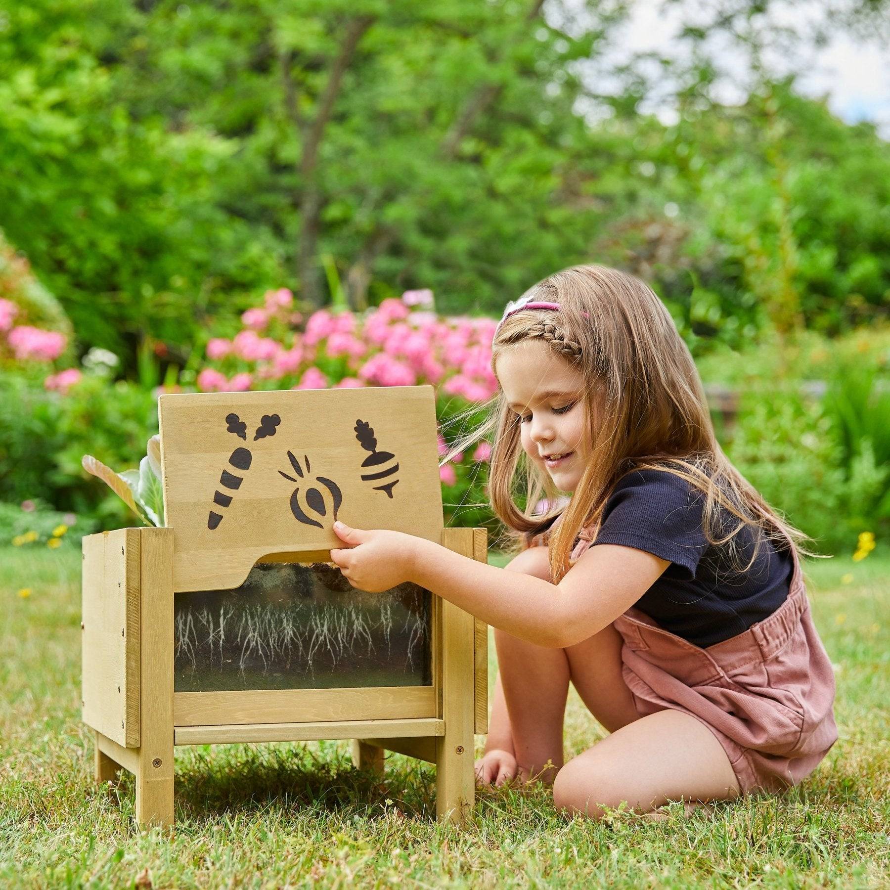 Tp Toys - Mini carré potager PEEKABOO bois FSC® - Imagen 5
