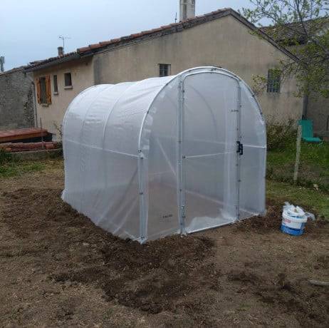 Serre tunnel PRIMA 6 m², Portes 1 porte simple - Imagen 4