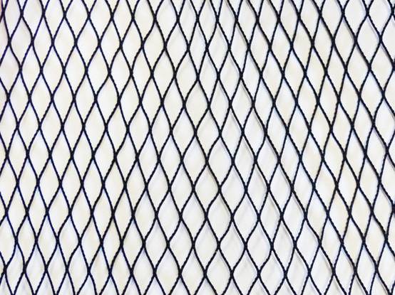 Filet pêche en étang - 8mm - Polyamide 2.40m x 40m Noir