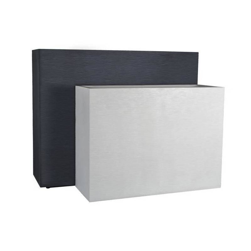 EDA Plastiques - EDA - Muret Graphit Loft plastique anthracite - L.78,5 x H.60 cm - Image 2