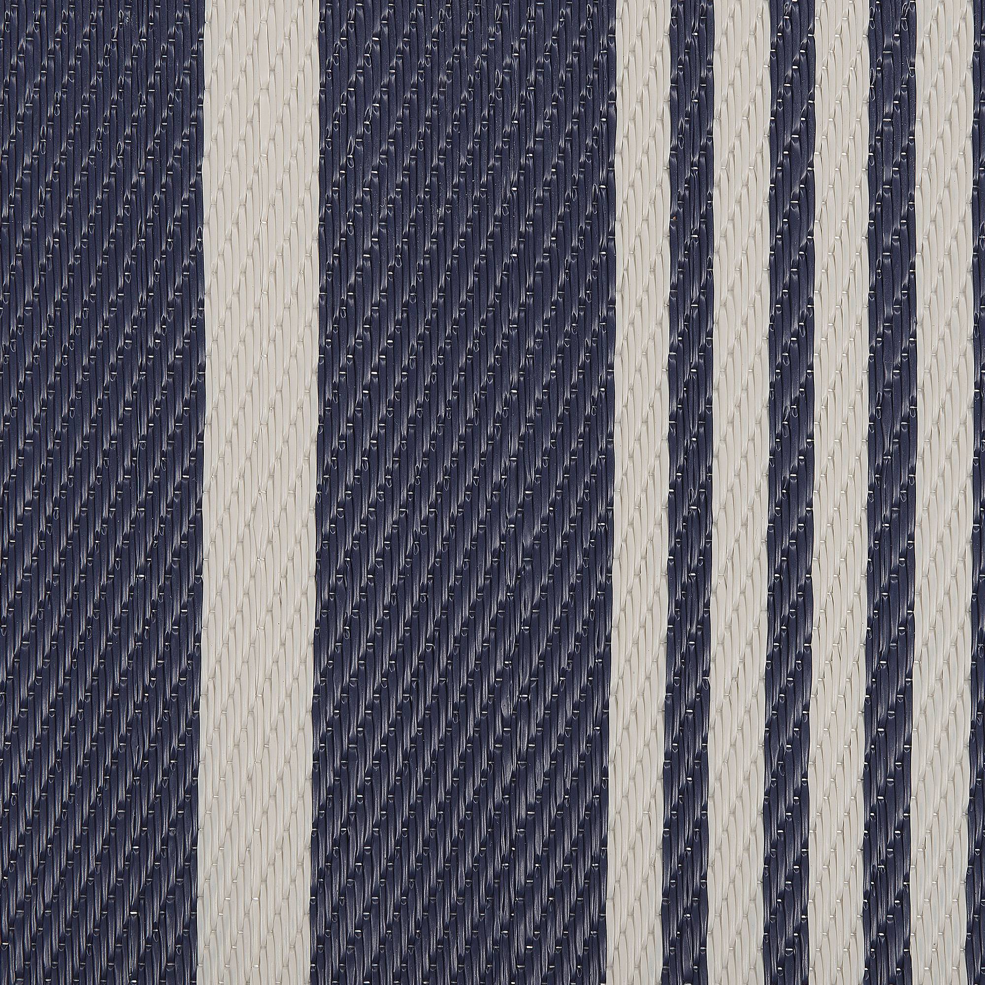 Beliani - Tapis d'extérieur Polypropylène Bleu foncé HALDIA - Beliani - Imagen 6