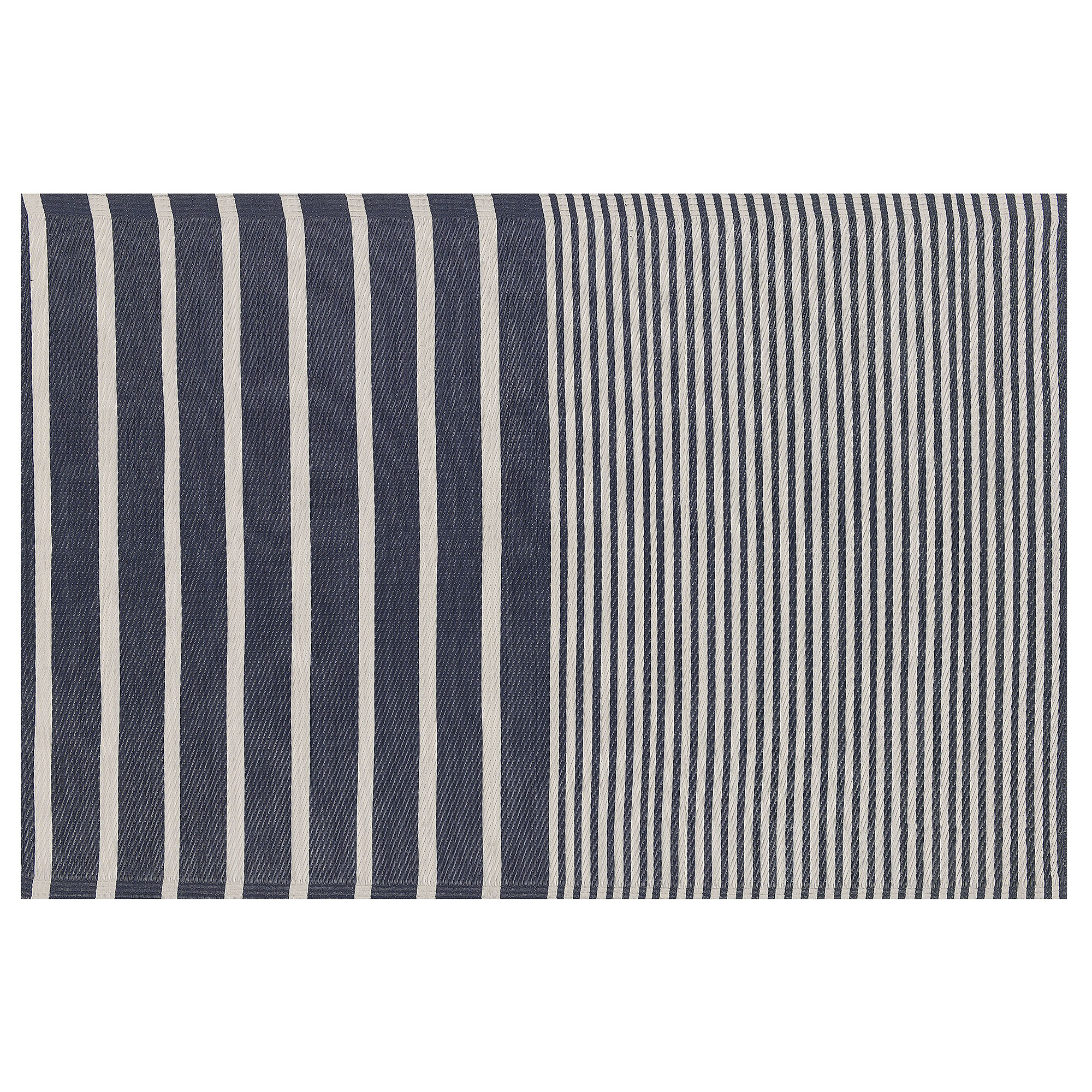 Beliani - Tapis d'extérieur Polypropylène Bleu foncé HALDIA - Beliani - Imagen 2