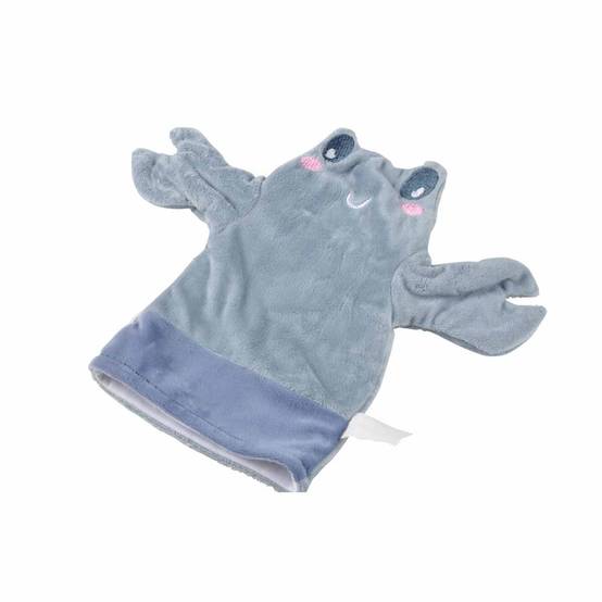 Doudou Marionnette "Crabe Océan" 25cm Bleu - Image 1