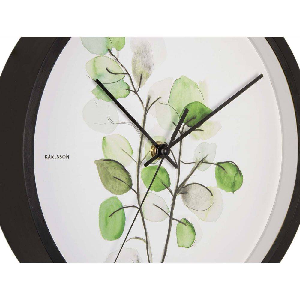 Karlsson - Horloge ronde  Botanical 26 cm Eucalyptus - Imagen 4