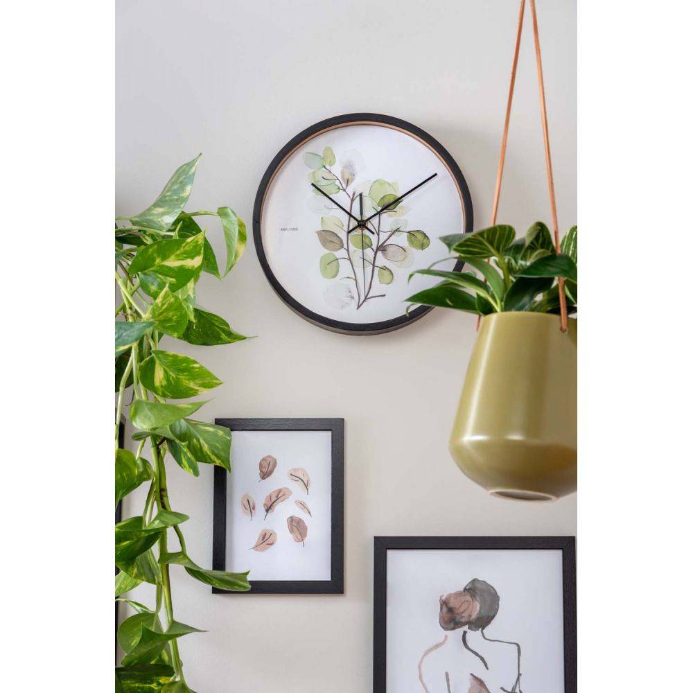 Karlsson - Horloge ronde  Botanical 26 cm Eucalyptus - Imagen 2