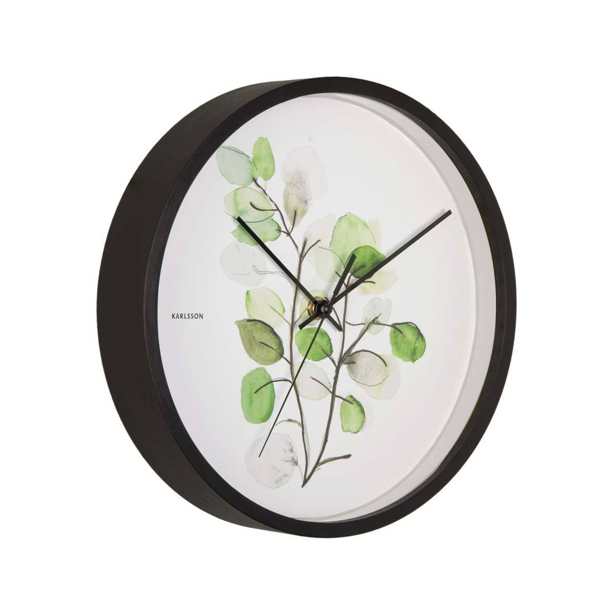 Karlsson - Horloge ronde  Botanical 26 cm Eucalyptus - Imagen 1