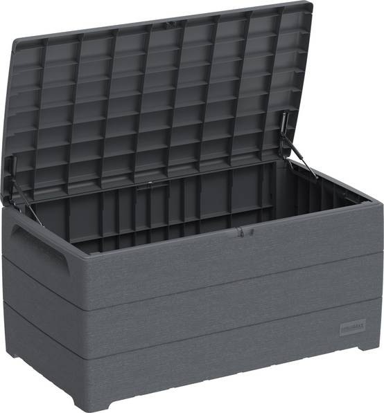 Duramax - Coffre de jardin en résine 416L - Gris Duramax - Image 2