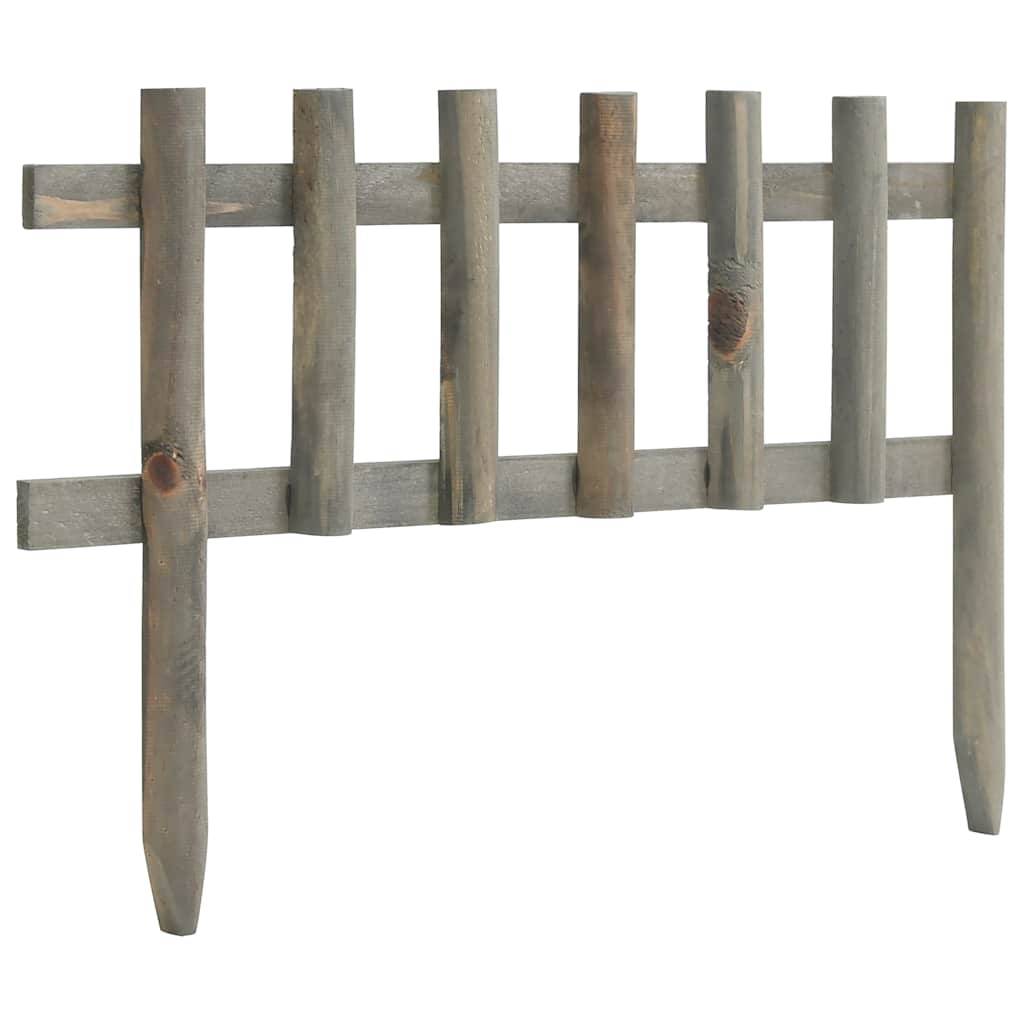 Bordure de jardin bois de sapin gris 440 x 1.5 x 29 cm - PANGIVO - Image 3