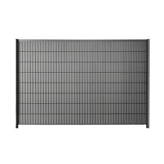 Kit complet grillage rigide occulté composite L 10m H 1m63 gris à sceller - Easy Clôture - Image 2