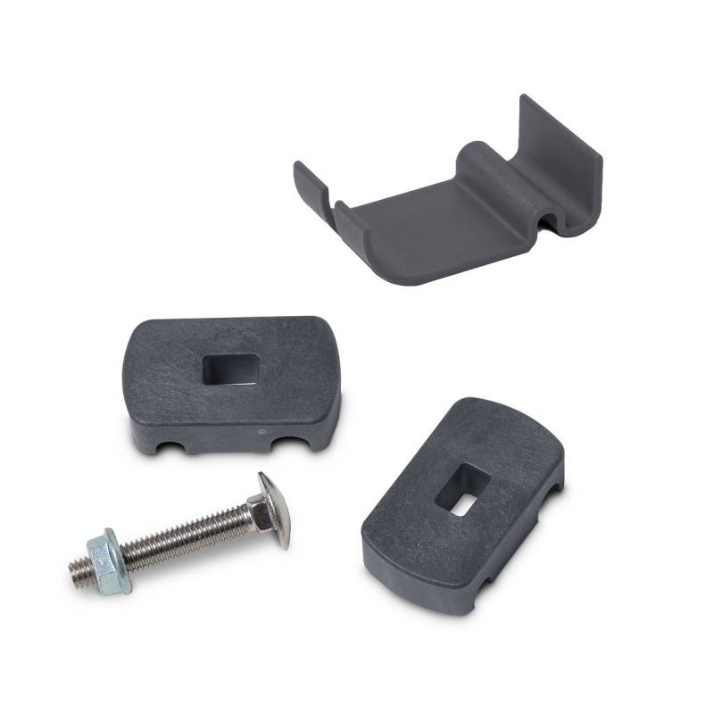 Kit complet grillage rigide occulté composite L 10m H 1m63 gris à sceller - Easy Clôture - Image 6