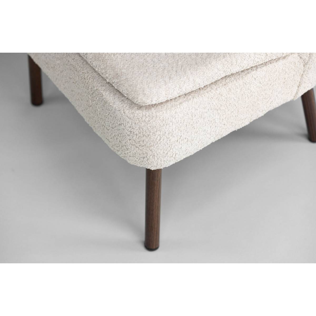 Paris Prix - Fauteuil Design Bouclette "Hallso" 92cm Beige - Image 10