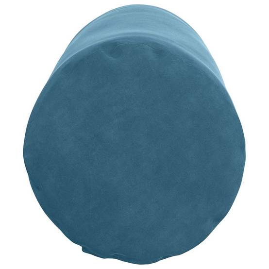 Grand Coussin Rouleau x2 Velours Côtelé Doux Déhoussable Décoratif pour Canapé et Lit Bleu Ø25x70 cm – ComfortXL Outdoor Living - Image 7