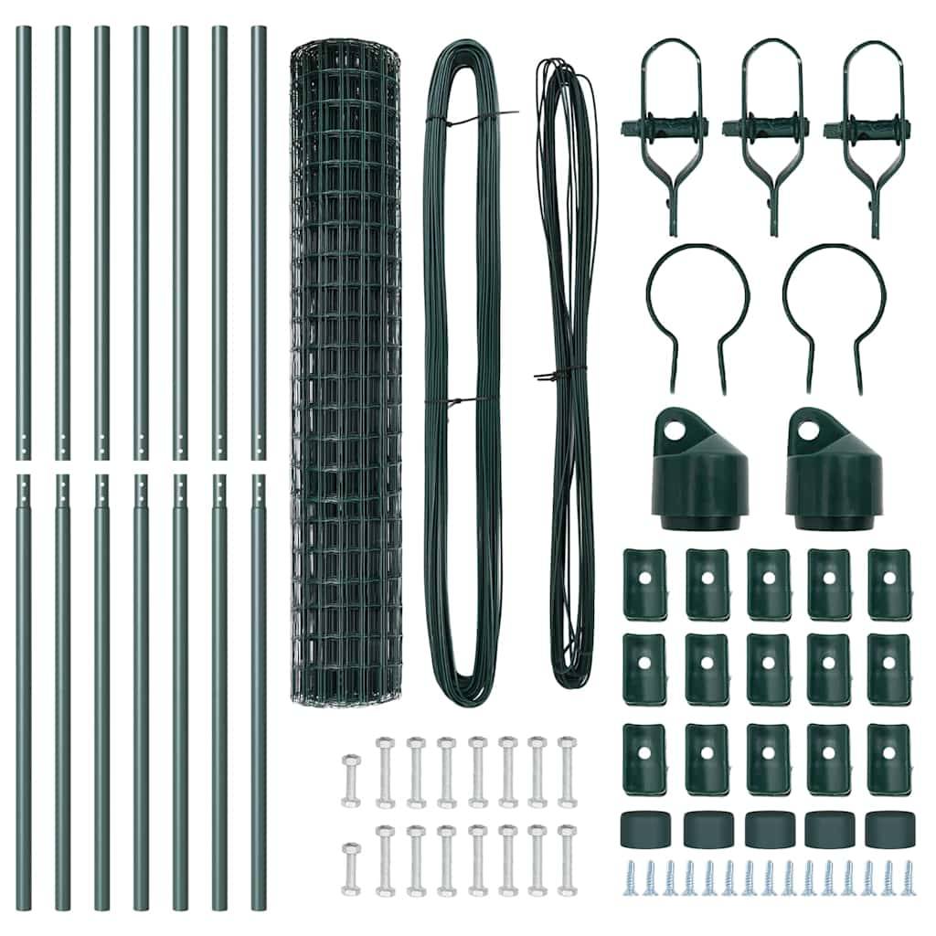 PANGIVO - Clôture acier PVC verte 1,6 x 10 m, Poids :21.38kg - PANGIVO - Image 6