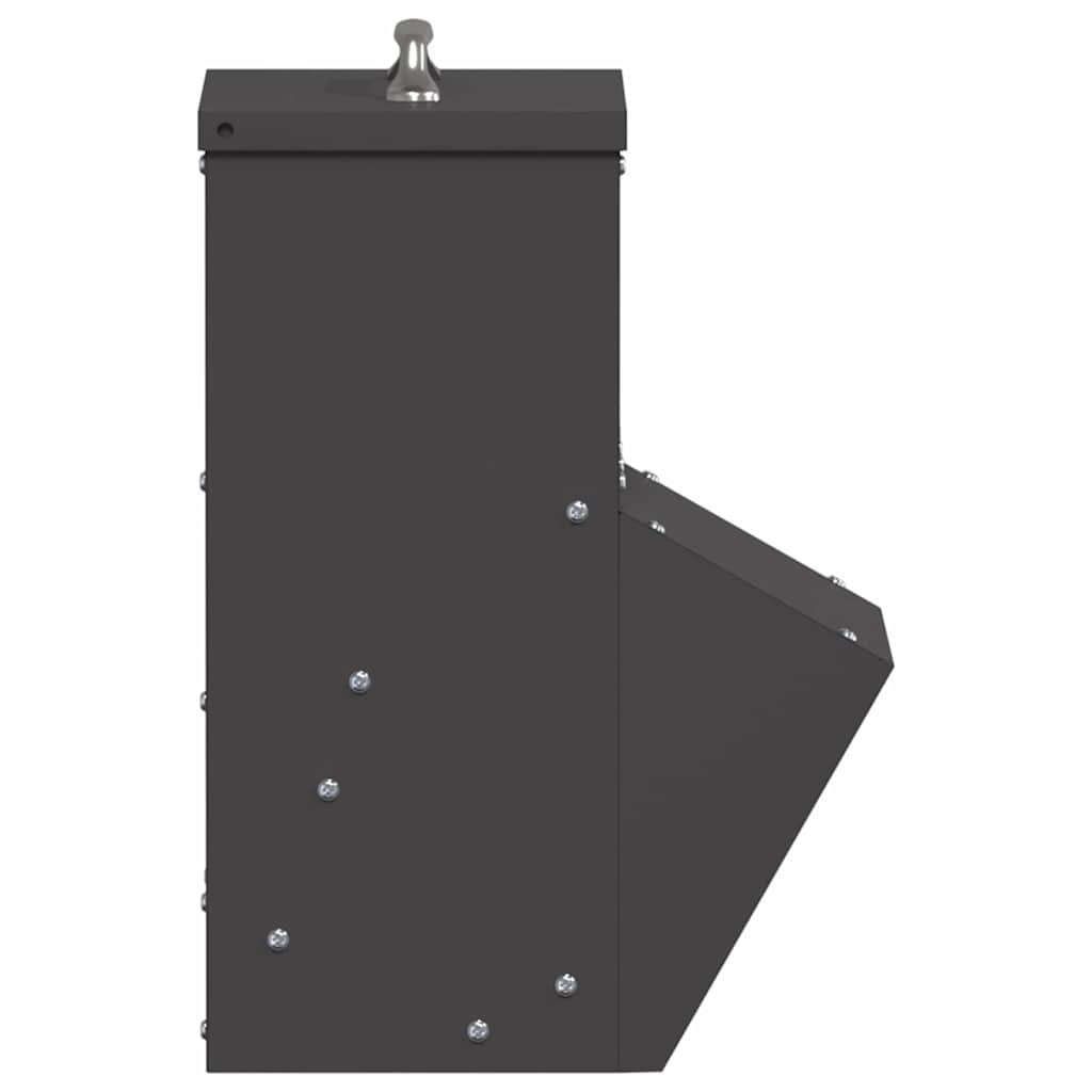 Petite Mangeoire Métal Volaille Portable 2kg Noir - ComfortXL Outdoor Living - Image 5