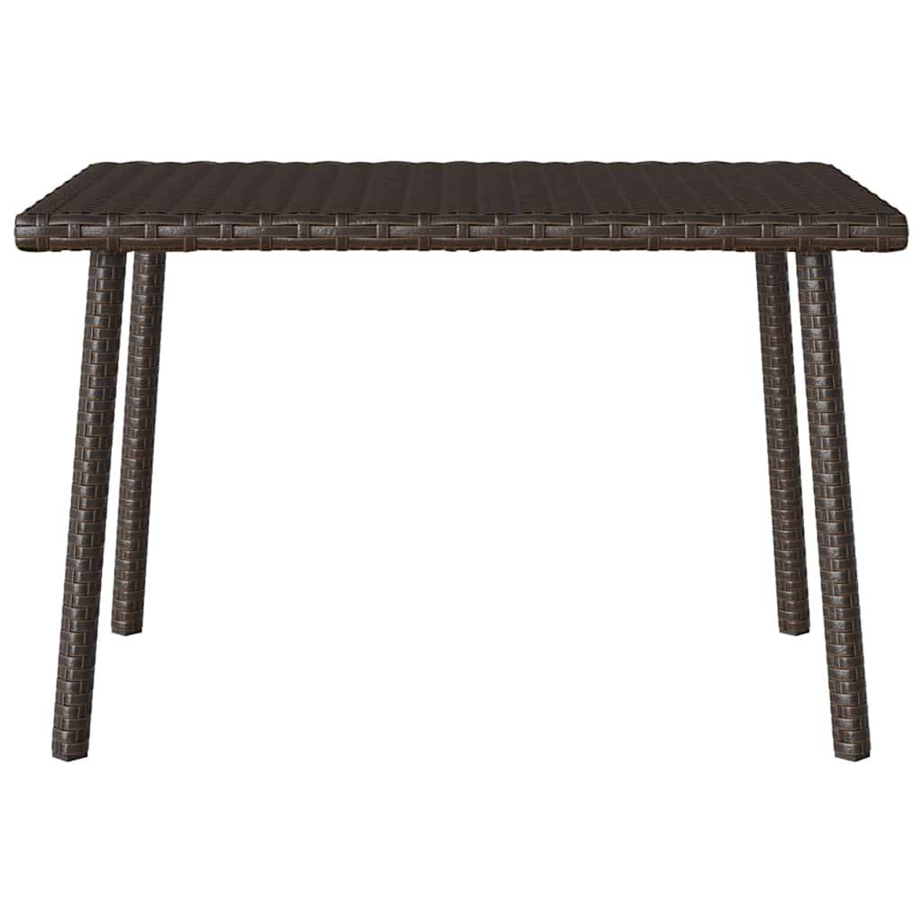 PANGIVO - Table basse de jardin rectangulaire rotin marron 60 x 40 x 37 cm - PANGIVO - Image 4