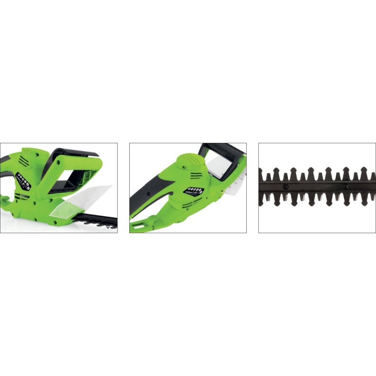Taille haies électrique 550W Lame 51cm protection lame et mains - écart dents 18mm VITO - Imagen 3