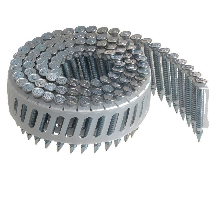 Arca - Pointes rouleaux plat en bande plastique - 16° - 4x40 mm - Annelées Galvanisées - Boite de 1800 - ARCA - SPRHN4R40G - Imagen 1
