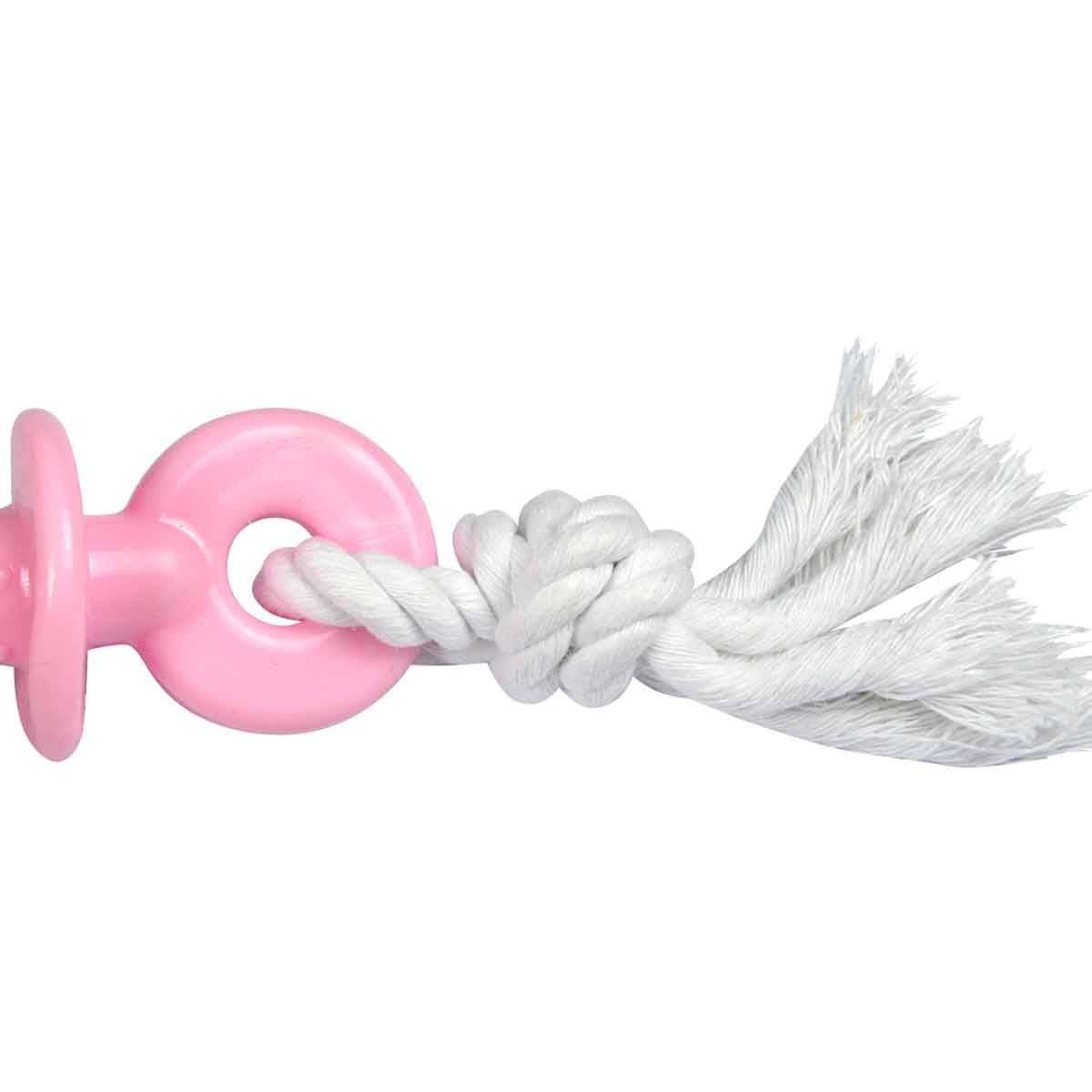 Jouet pour Chien & Chat Tétine "Puppy" 12cm Rose - Image 2