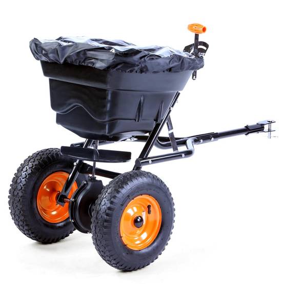 FUXTEC - Épandeur centrifuge sur roues FUXTEC FX-GS36S avec attelage 36 kg largeur d'épandage XXL - Image 6