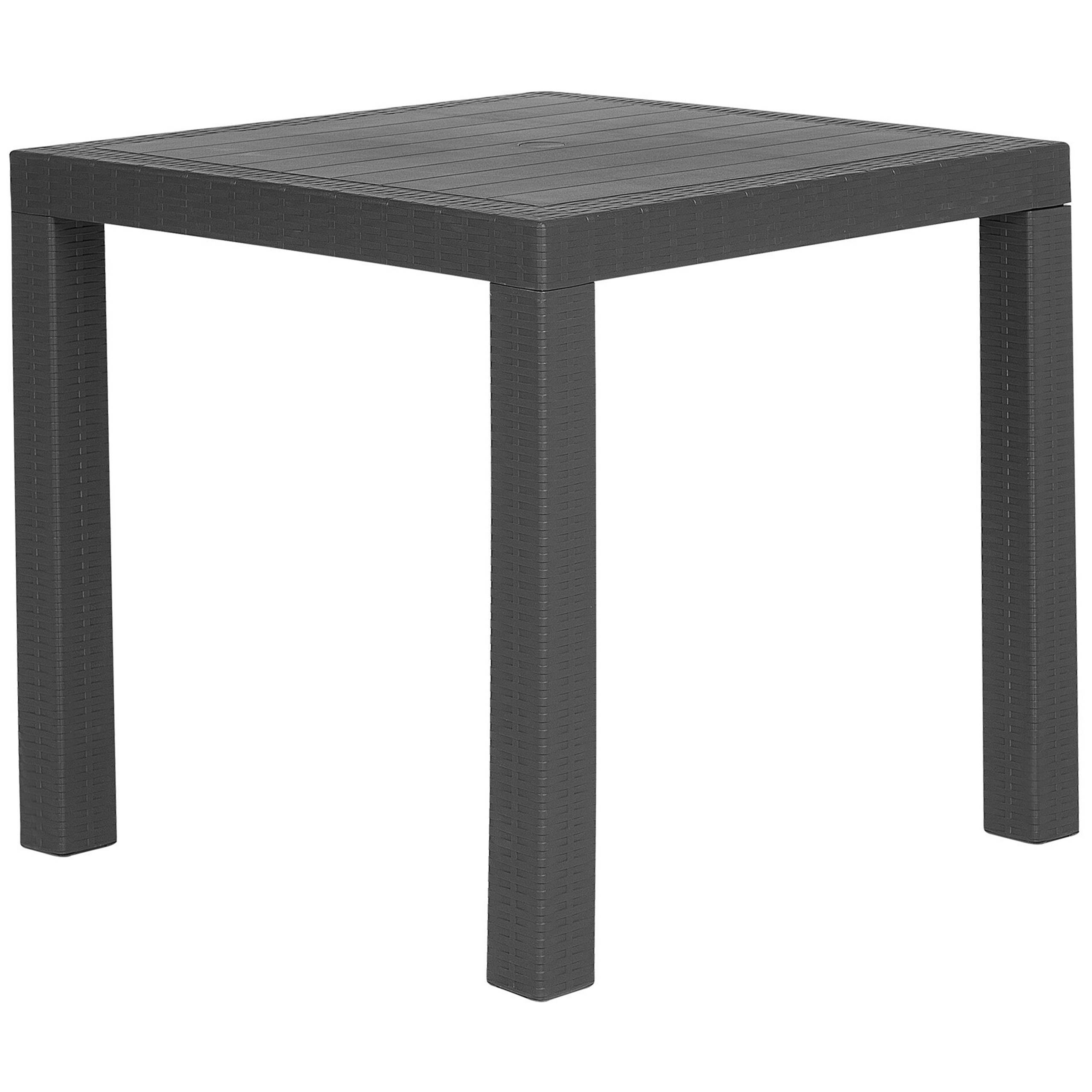 Beliani - Set de salle à manger Matière synthétique Gris graphite FOSSANO Beliani - Imagen 3