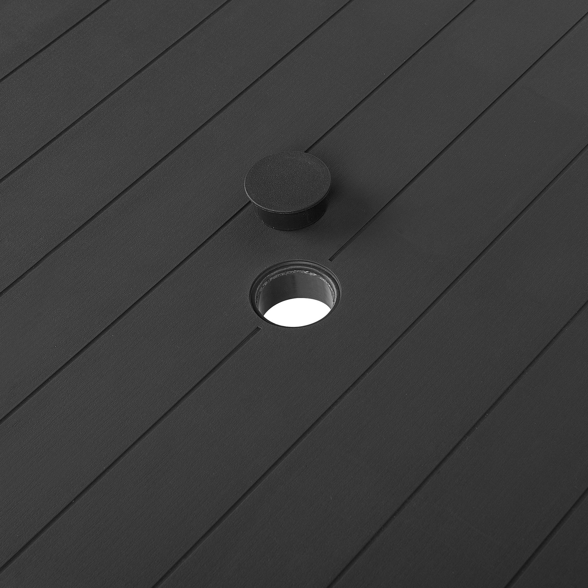 Beliani - Set de salle à manger Matière synthétique Gris graphite FOSSANO Beliani - Imagen 5