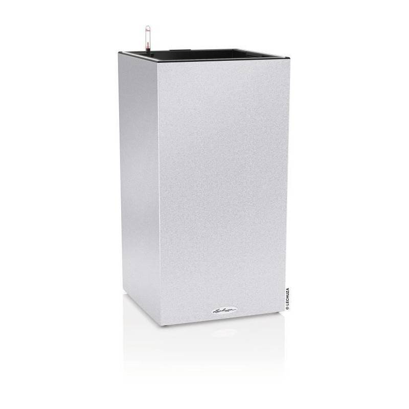 Lechuza - Pot De Fleur Lechuza Canto Stone Colonne 40 - Kit Complet Led, Blanc Quartz - Imagen 1