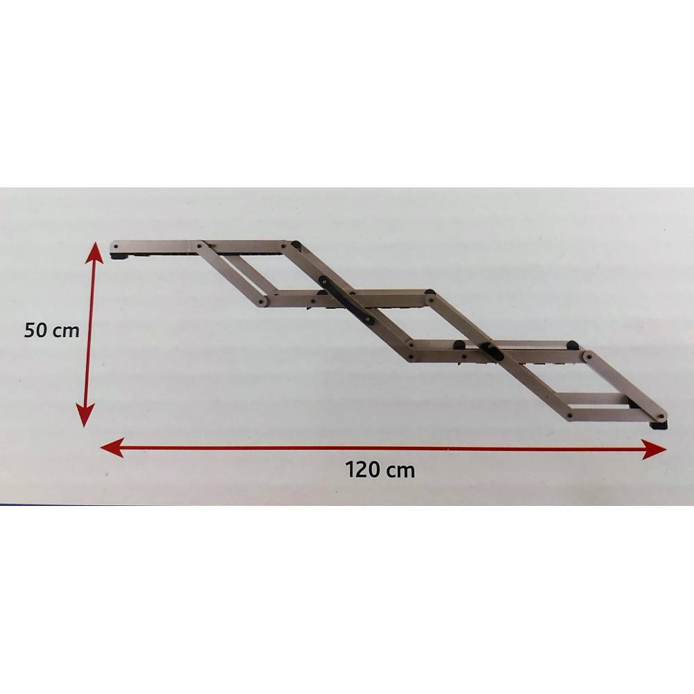 Escalier repliable Falt -Treppe. accessoire voiture  pour chien. 3 marches. - Imagen 8