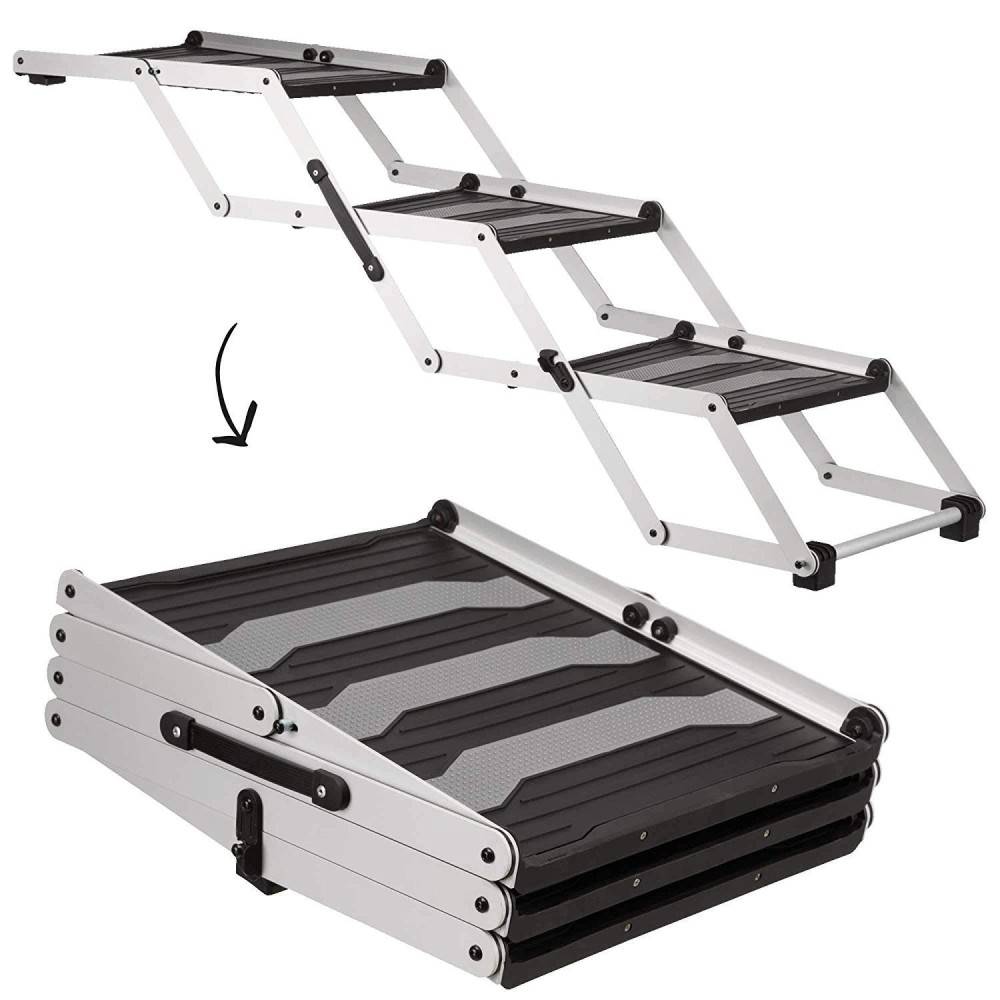 Escalier repliable Falt -Treppe. accessoire voiture  pour chien. 3 marches. - Imagen 3