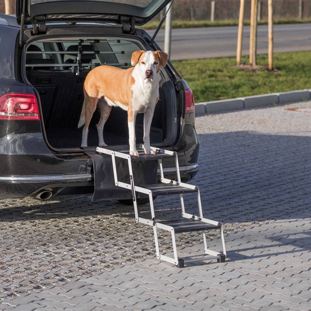 Escalier repliable Falt -Treppe. accessoire voiture  pour chien. 3 marches. - Imagen 2