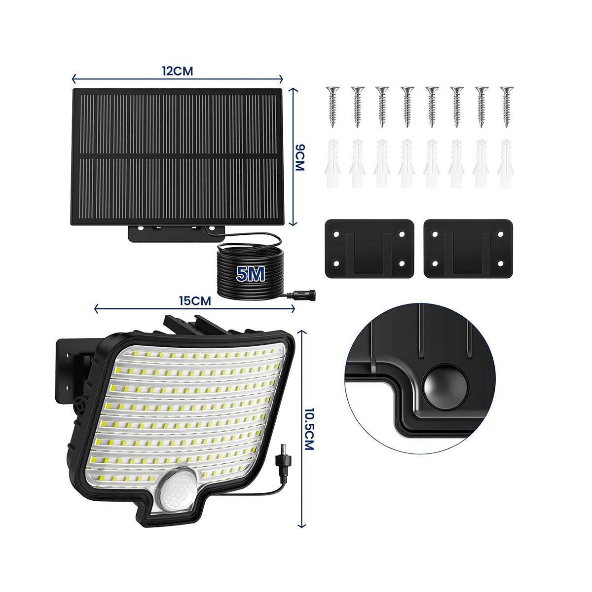 Lumisky - 2 Projecteurs solaires sensor BRIGHTLY 550LM - Imagen 5