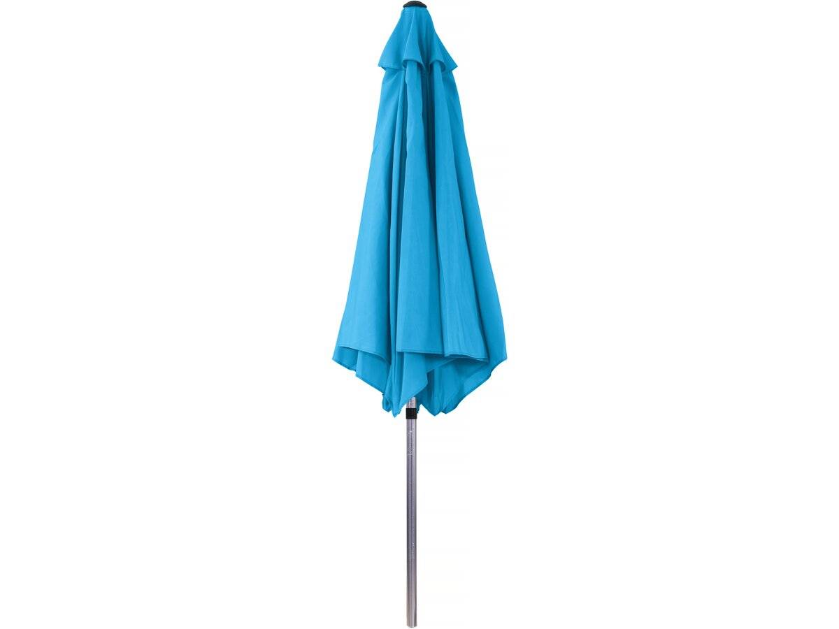 Parasol Jardin Droit Alu "sol" - Rond - ø 3m - Bleu -habitat Et Jardin - Imagen 2