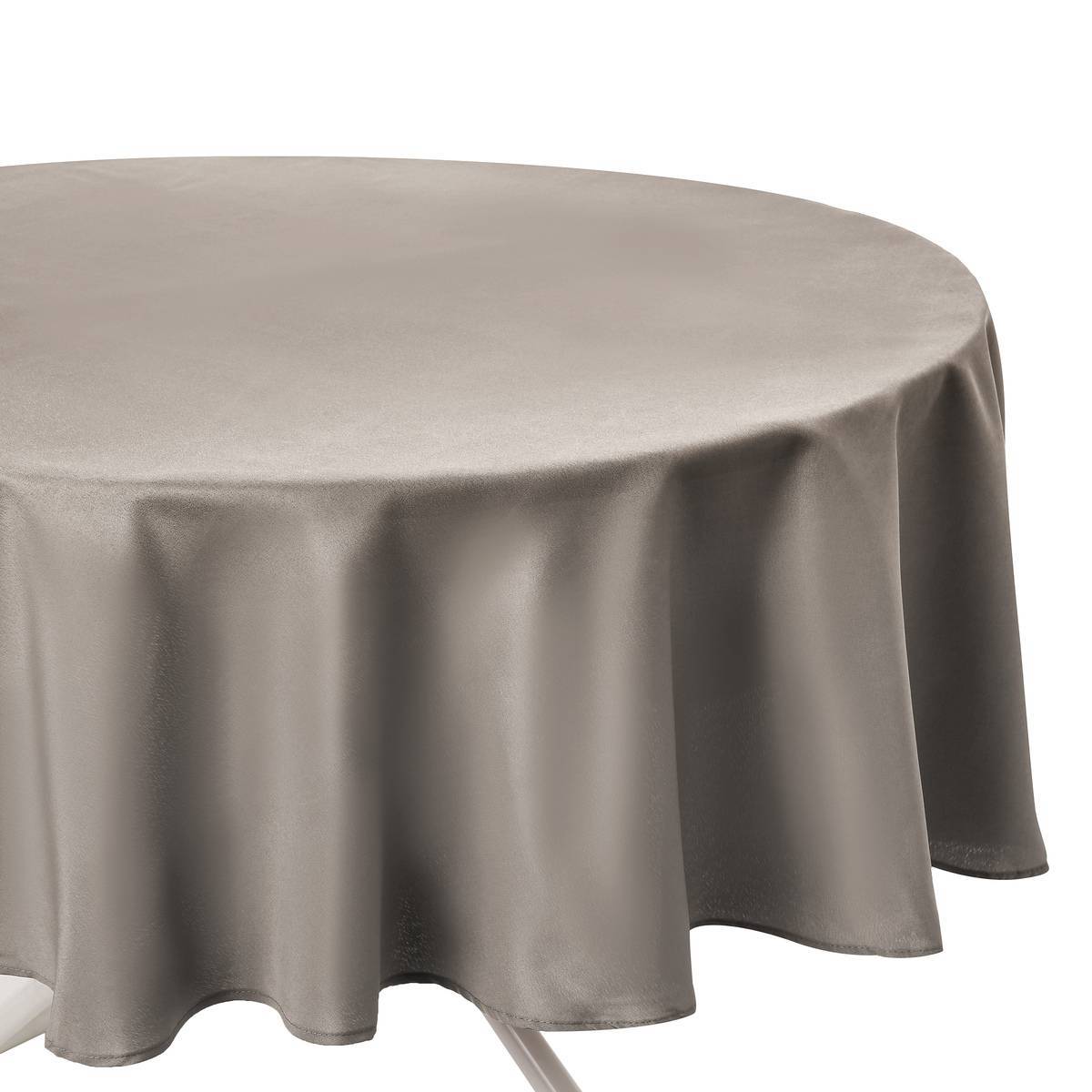 Atmosphera - Nappe "Lallie" anti-tâche beige D180cm - Atmosphera Créateur d'intérieur - Imagen 1