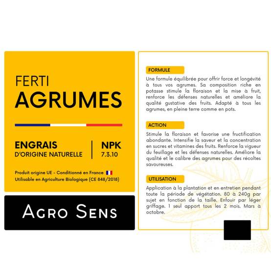 Ferti Agrumes - Engrais pour agrumes, citronniers, orangers - Sac 12 kg - Image 7