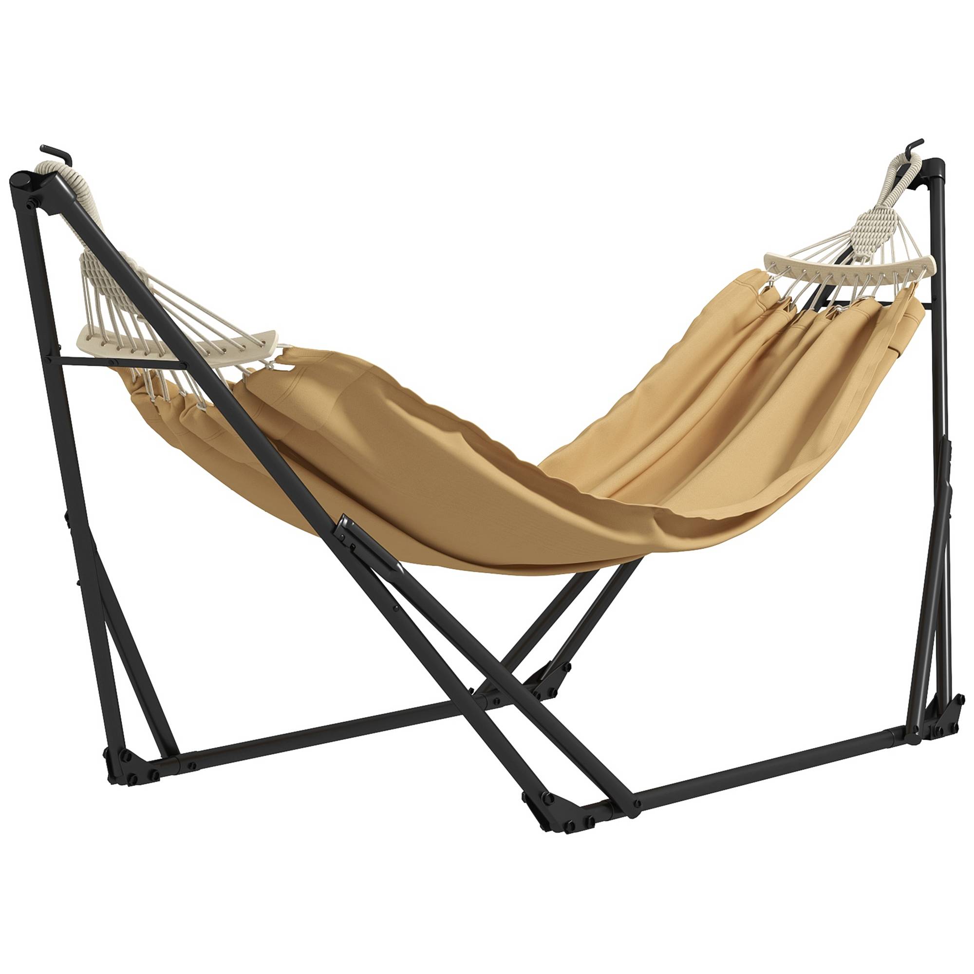 Support de hamac acier kaki 263 x 89 x 100 cm - PANGIVO - Image 2