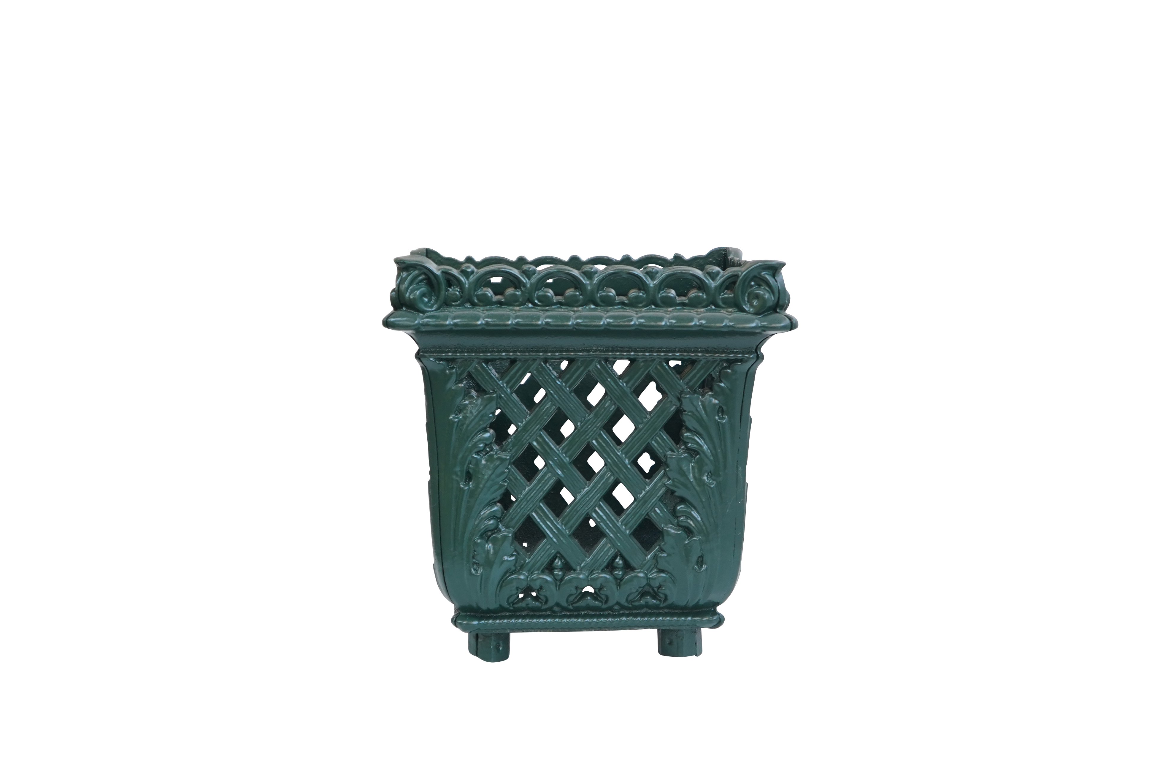 Jardinière Mansart 260 verte RAL 6009, Dommartin - Imagen 1