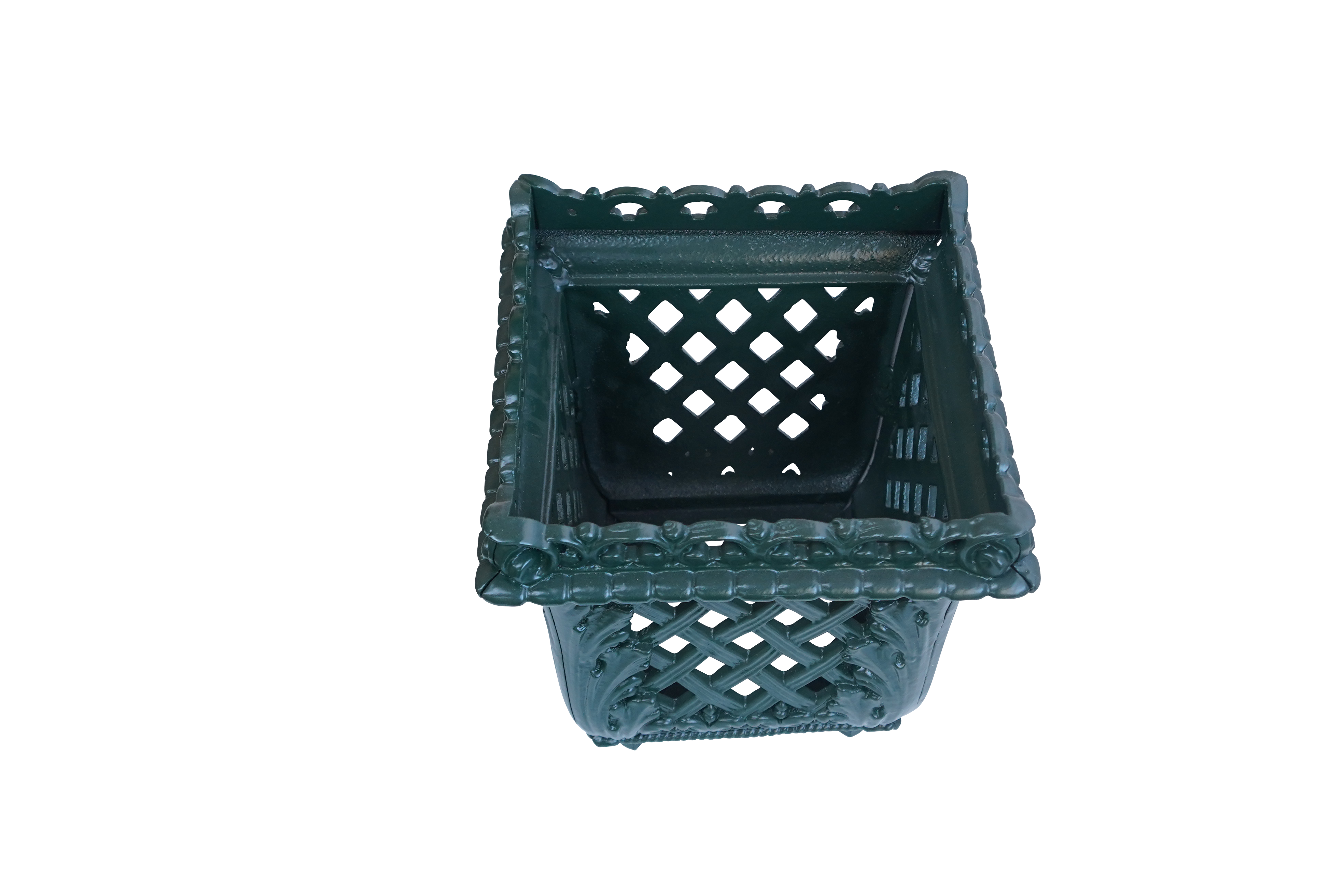 Jardinière Mansart 260 verte RAL 6009, Dommartin - Imagen 2