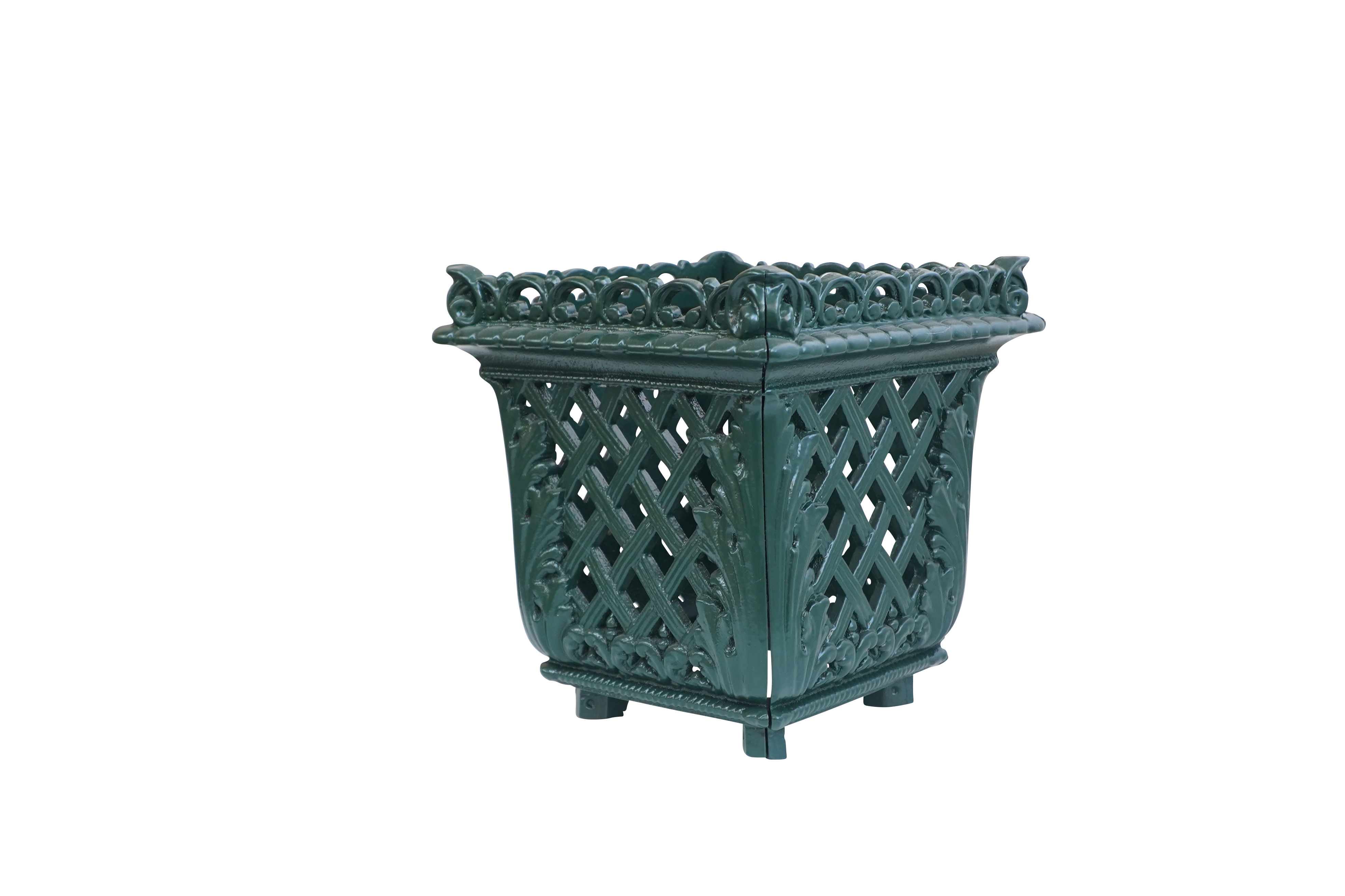 Jardinière Mansart 260 verte RAL 6009, Dommartin - Imagen 3