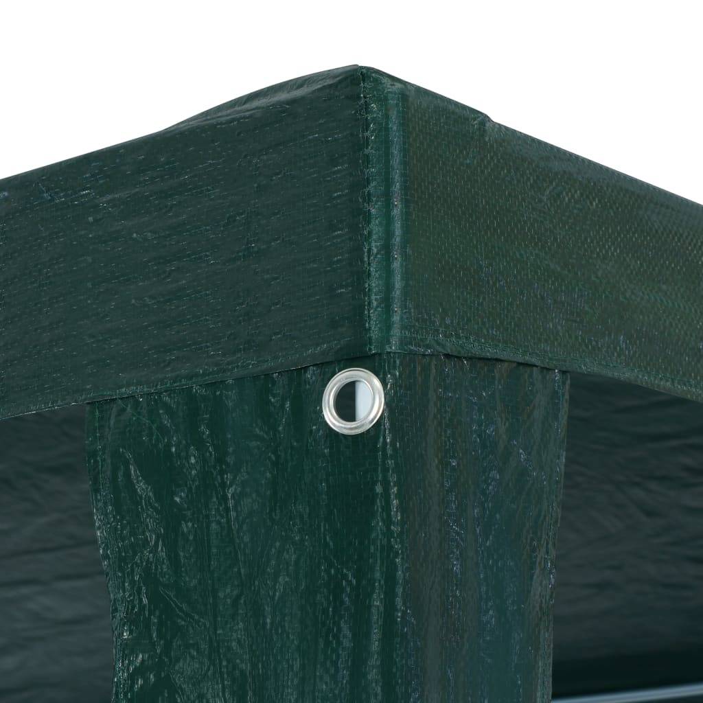 Tente de réception - Tonnelle de jardin - Barnum 3x4 m PE Vert - MEUBLE PRO - Image 4