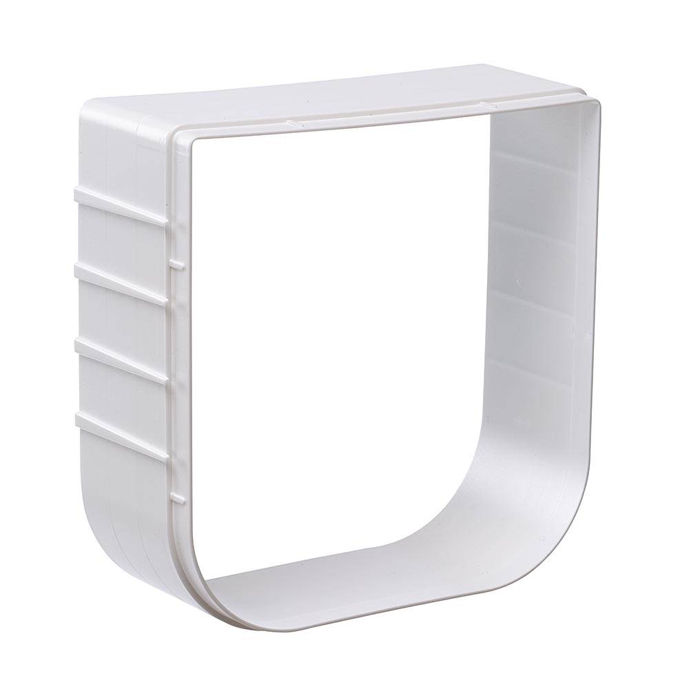 Ferplast - Ferplast Extension pour porte pour petits chiens et chats chatière basculante SWING 1 EXTENSION, 15,5 x 5 x h 16 cm, profondeur 5 cm, Blanche - Imagen 1