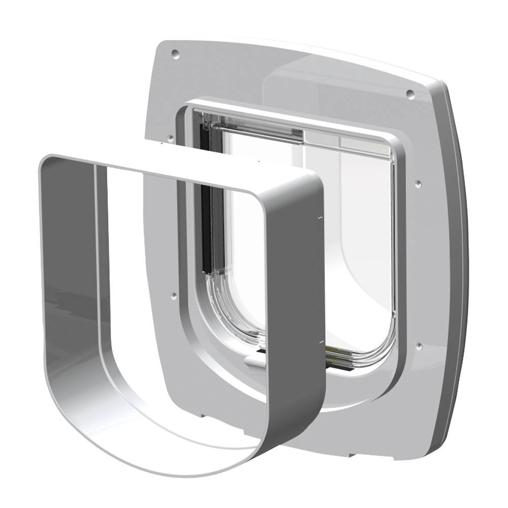 Ferplast - Ferplast Extension pour porte pour petits chiens et chats chatière basculante SWING 1 EXTENSION, 15,5 x 5 x h 16 cm, profondeur 5 cm, Blanche - Imagen 3